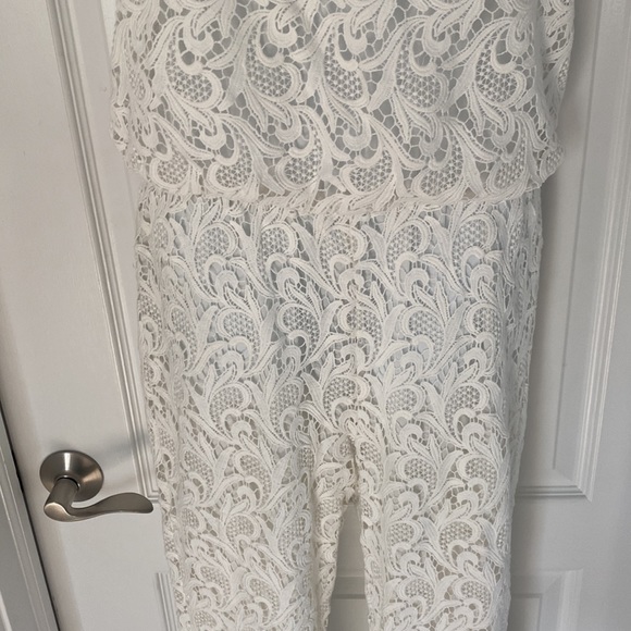 New Alexis Lazar Strapless Slim Leg Jumpsuit - Picture 6 of 15